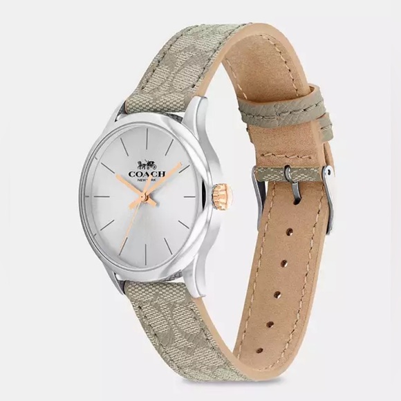 Coach Ivory Ruby Watch, 32 Mm Signature Canvas Wristwatch - Picture 16 of 16